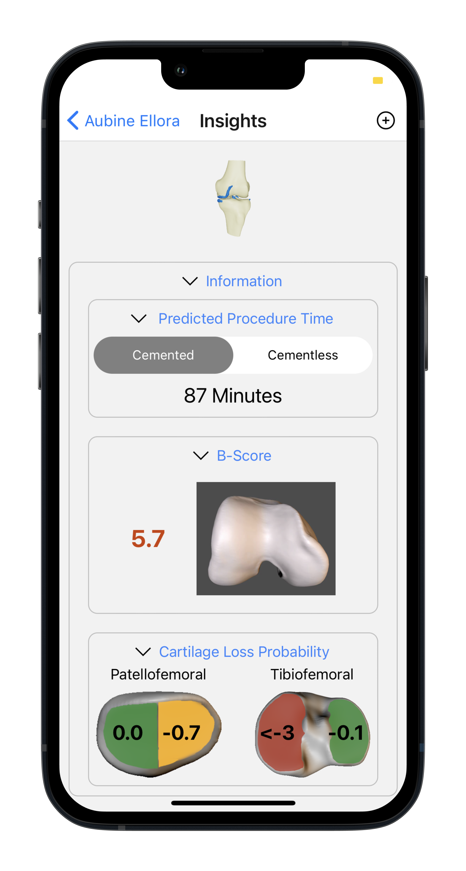 Insights screen view 3